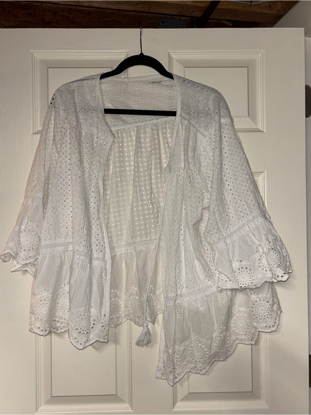 Westport White Eyelet Blouses